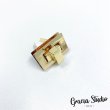 画像2: 30%OFF　ヒネリ錠　バッグ用留め具　2.1×1.6cm　四角小　4色 (2)