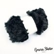 画像1: ふわふわファーヤーン　50g　約30m　2ブラック (1)